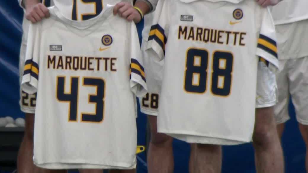 Marquette University lacrosse honors two teammates lost in crash