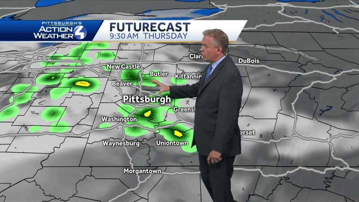 Warm with scattered rain and thunderstorms tonight