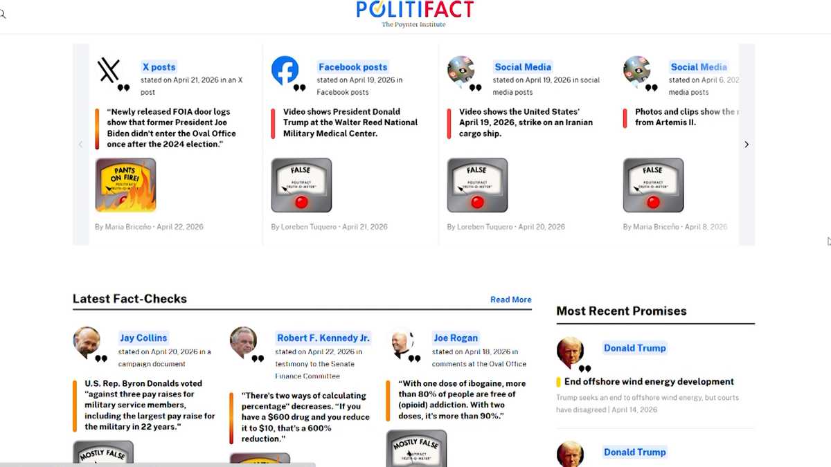 Maine's Total Coverage, PolitiFact team up to fact-check 2026 campaign claims