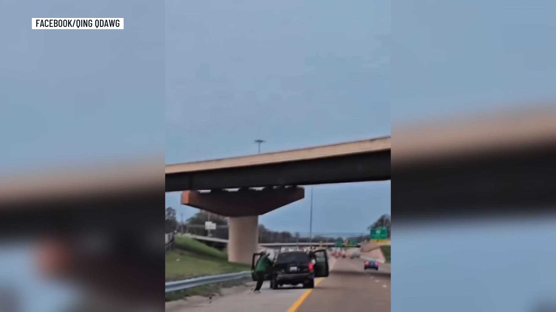 Wild video: Driver shoots across an interstate at another motorist during road rage incident