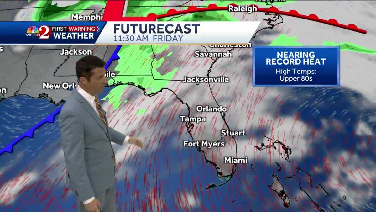 More record heat expected Thursday!