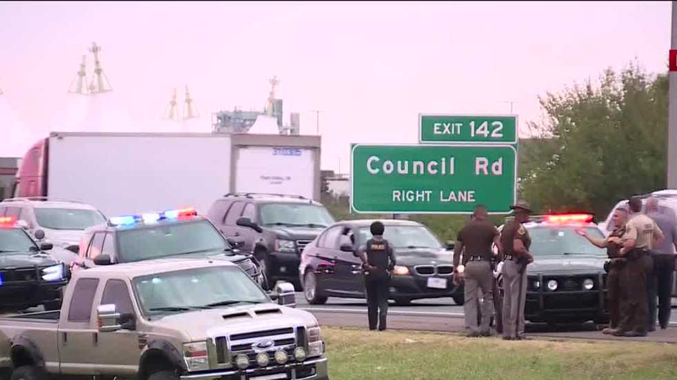 Oklahoma City police chase ends on I-40 in west OKC - KOCO