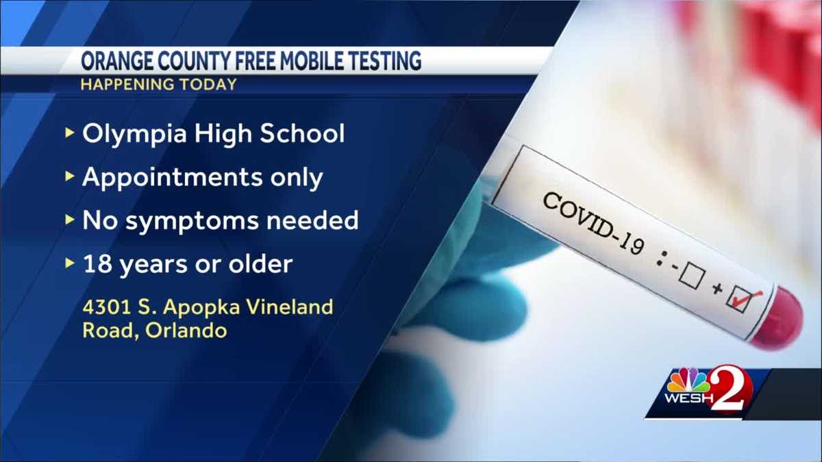 Free COVID-19 testing offered in Orange County