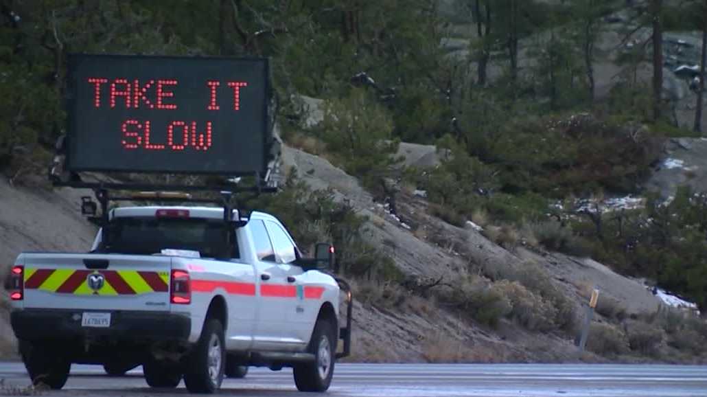Drivers brace for possible dicey Sierra travel as storm nears