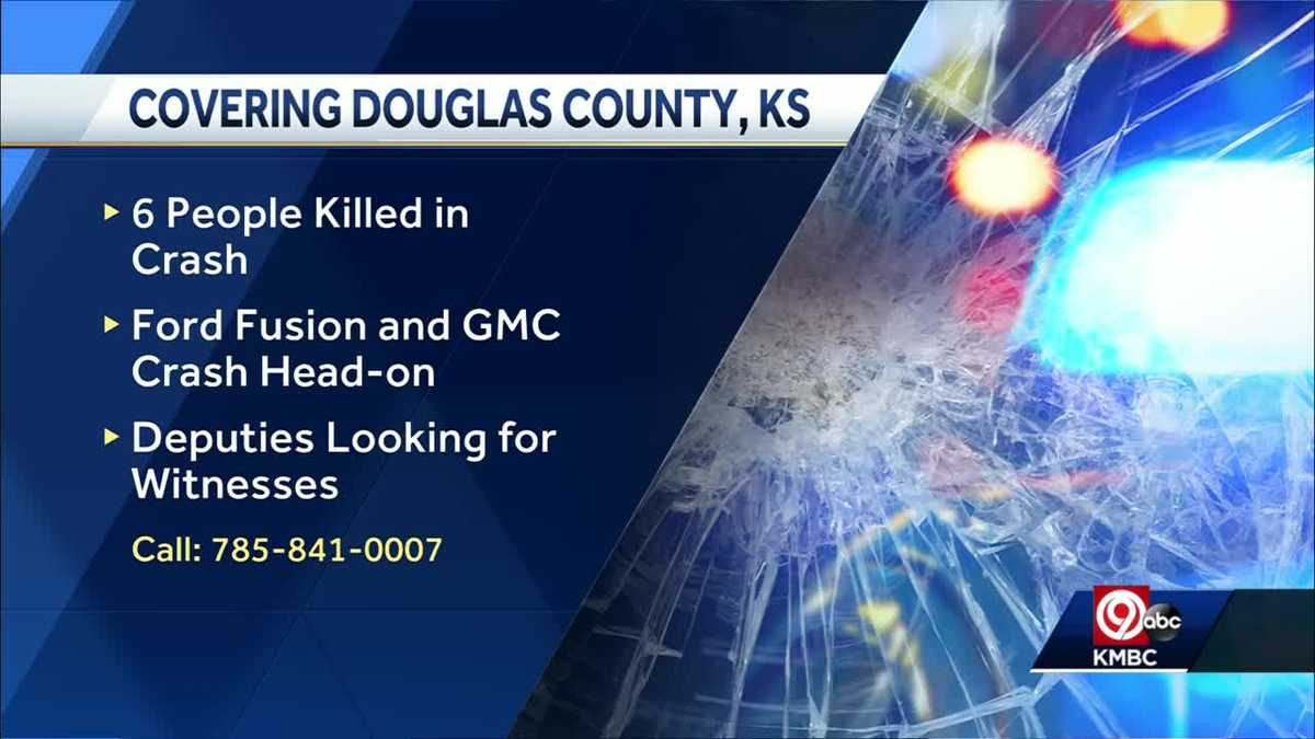 Sheriff's office: 6 killed in fiery head-on crash in Kansas