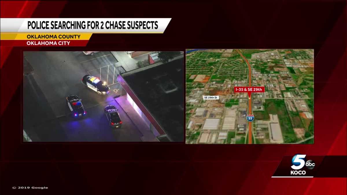 Police search for two people after chase ends in southeast Oklahoma ...