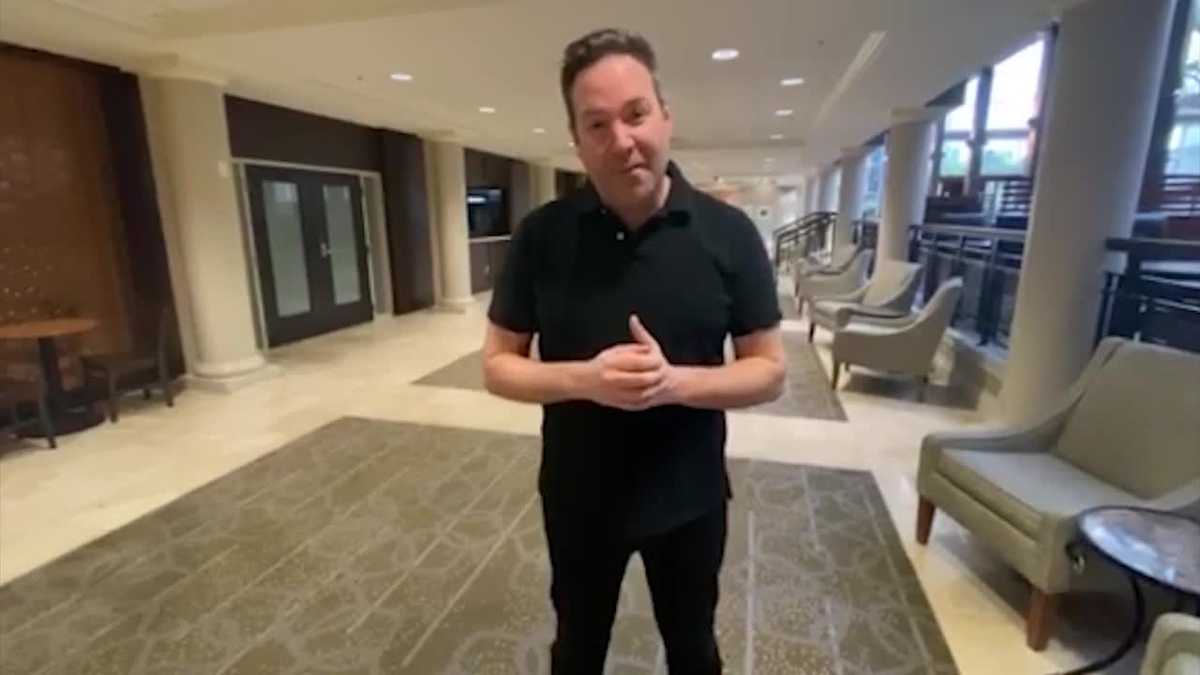 There's nobody there! Jeff Rossen tours 'ghost town' hotel amid ...