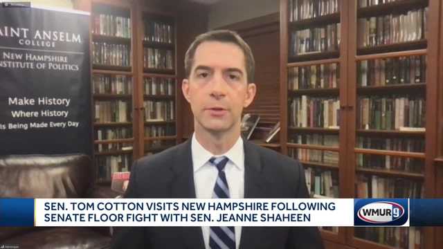 Sen. Cotton visits New Hampshire after heated exchange over Russia with Sen. Shaheen - Vimarsana News