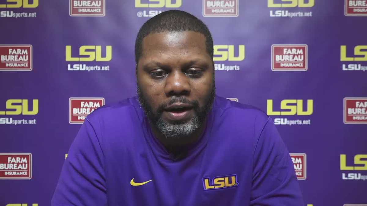 VIDEO LSU introduces new defensive coordinator Daronte Jones