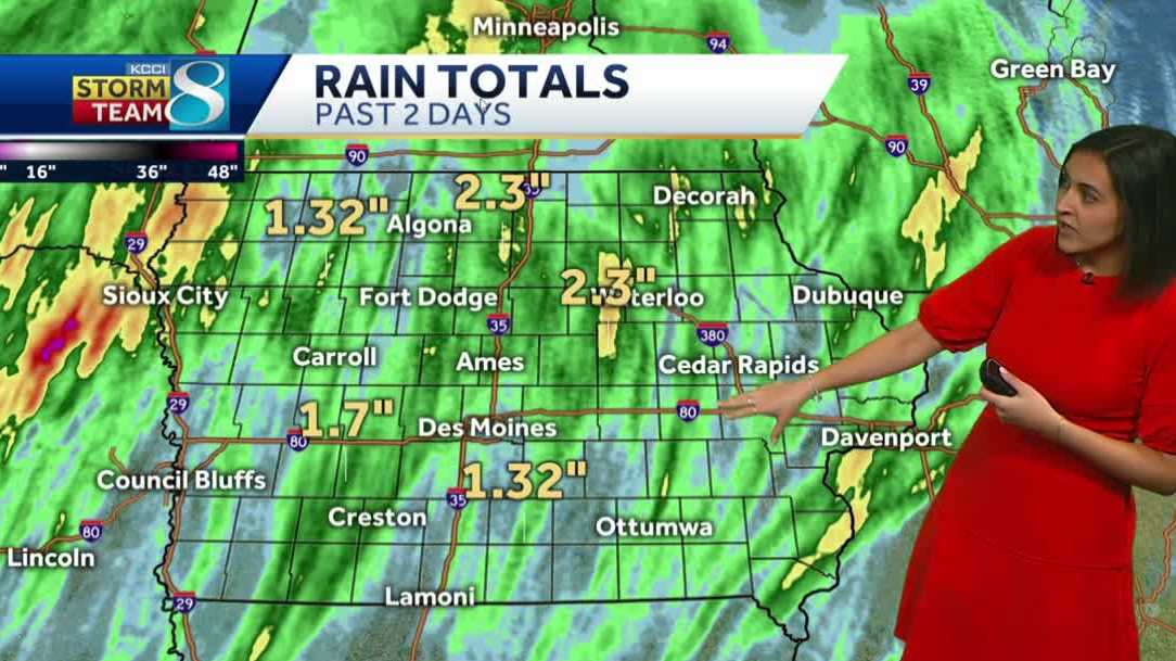 Iowa weather: Staying windy with more rain chances for Des Moines