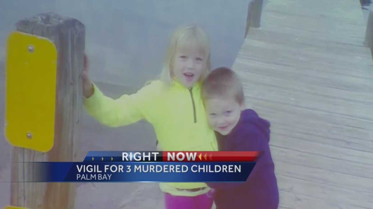 Slain Palm Bay children remembered at vigil
