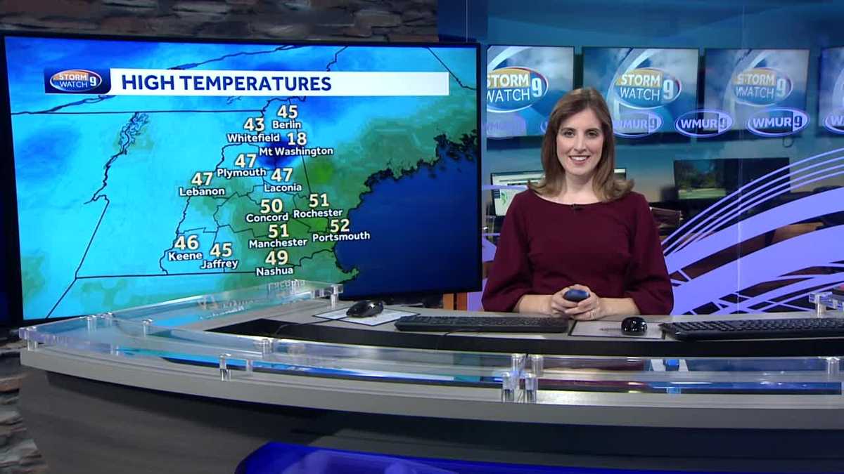 Video Light rain and snow showers overnight
