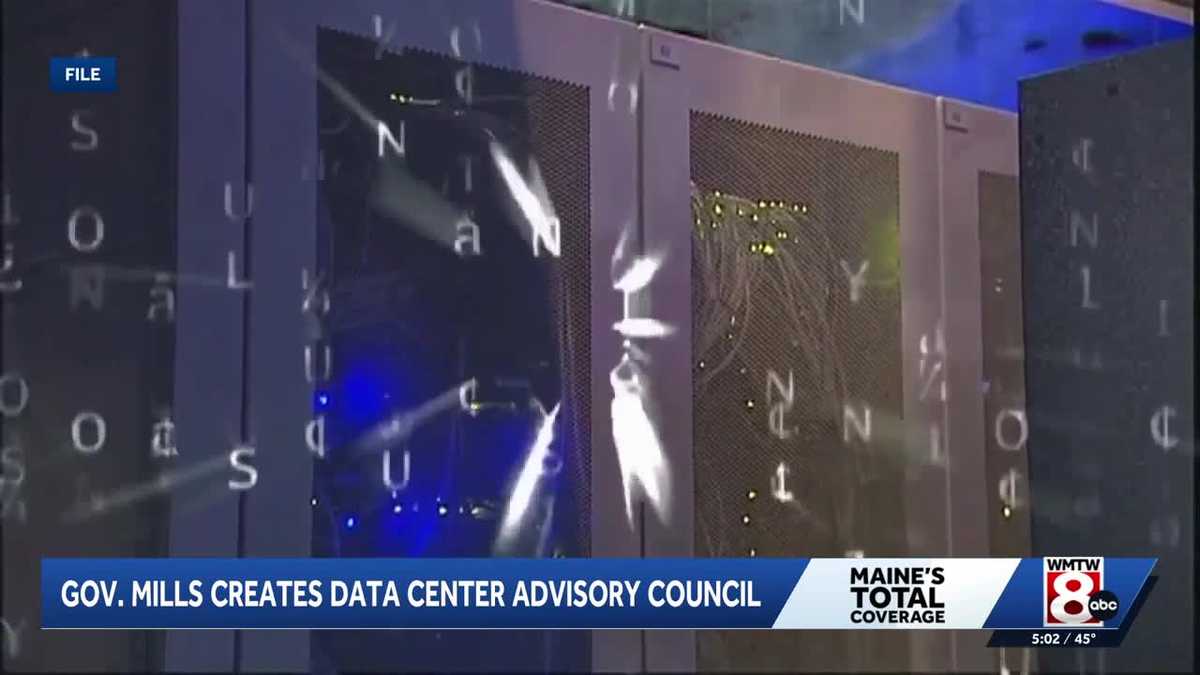 Mills' Maine Data Center Council to hold first virtual meeting