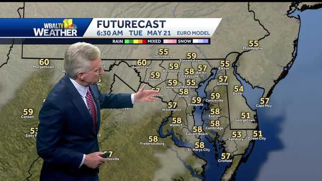 More rain in 7-day forecast for Maryland