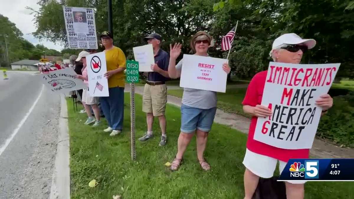 More than a dozen 'Good Trouble' protests took place in Vermont, Northern New York