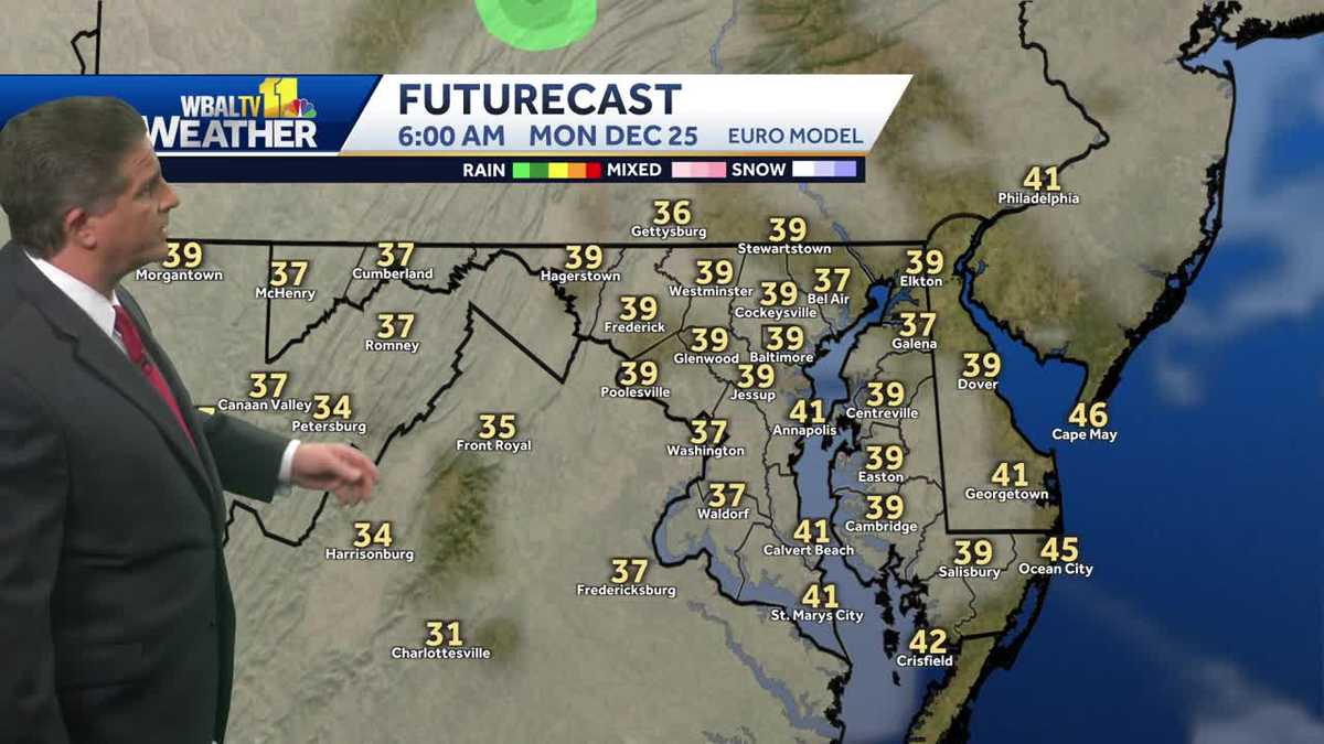 Mix of sun and clouds for Christmas Day