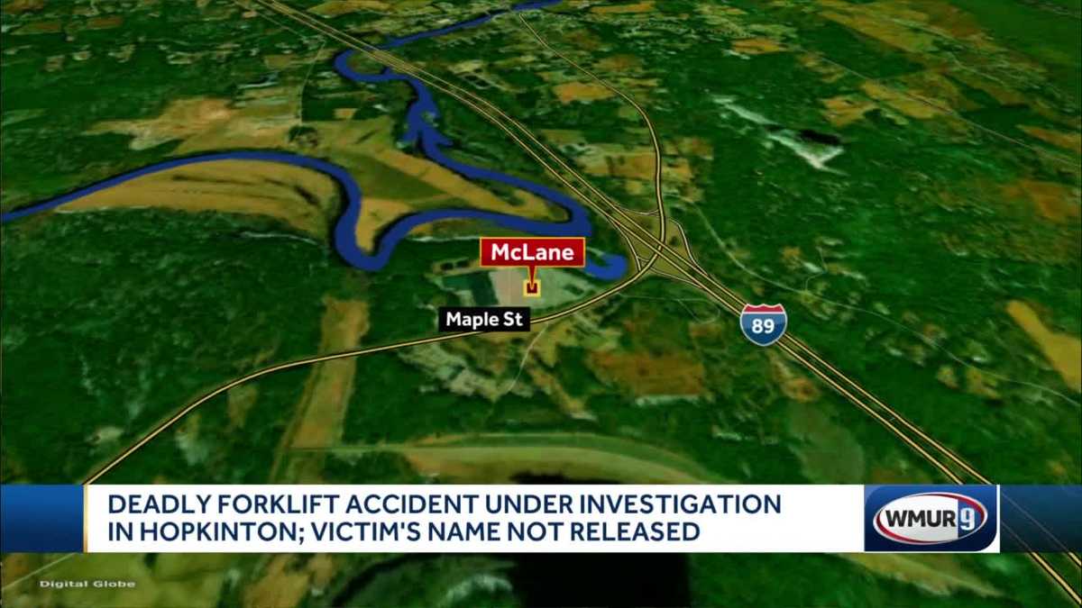 Man killed in forklift accident in Hopkinton