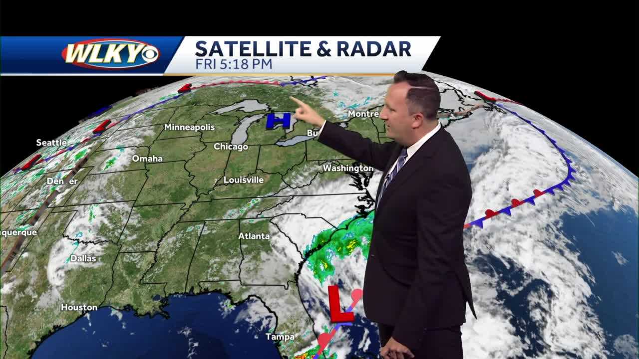 Warm And Dry Saturday, A Few Showers Sunday