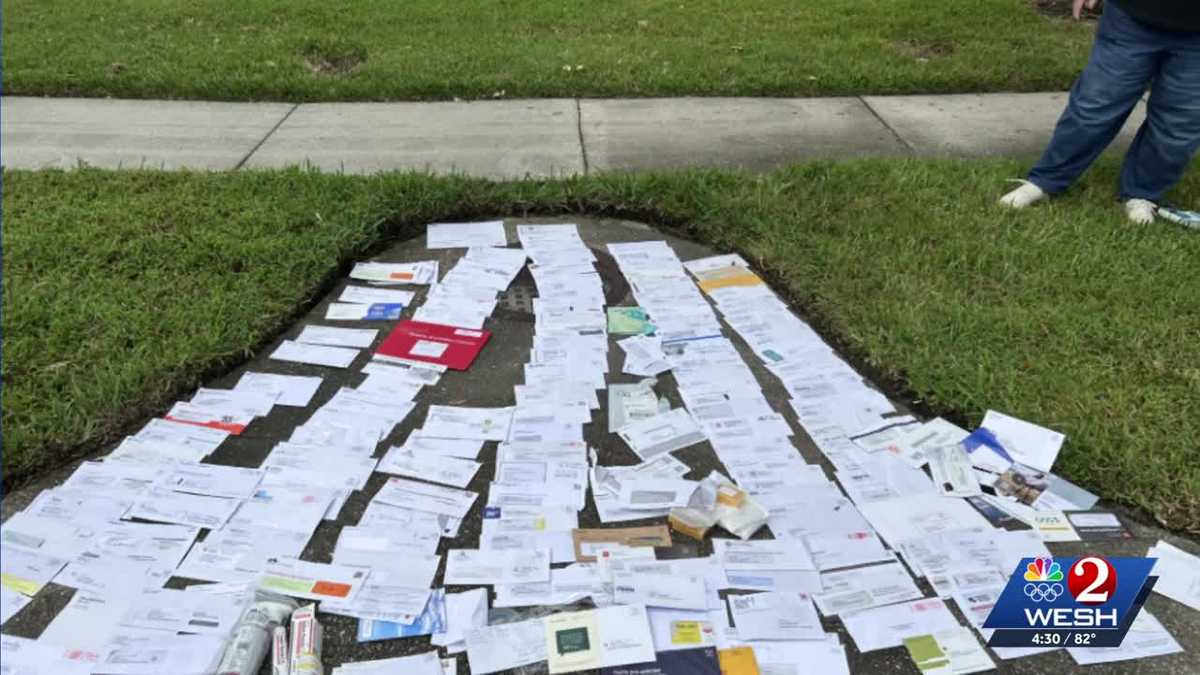 Dozens of pieces of mail recovered from storm drain in Central Florida