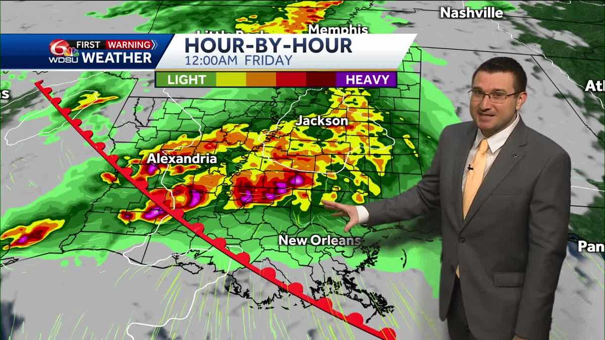 Strong storms possible Thursday night