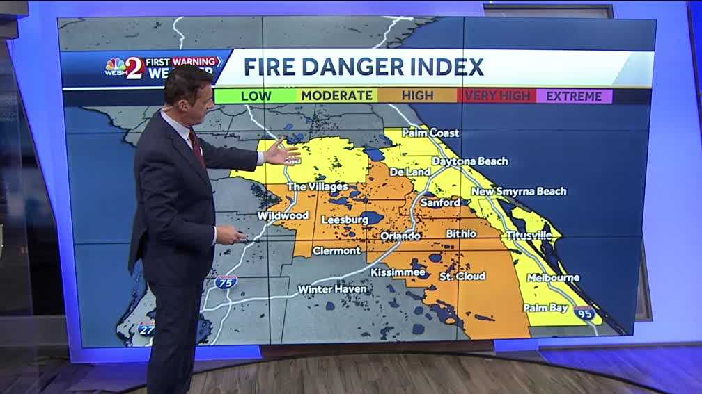 High fire danger concern right through the weekend.
