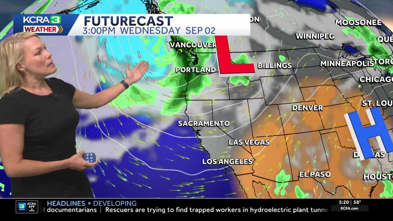kcra.com - Tamara Berg - Monday NorCal Forecast: Trending Cooler