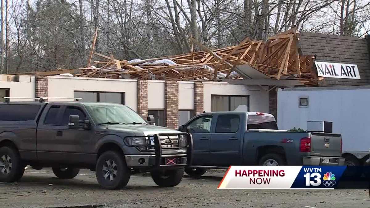Downtown Winfield strip center heavily damaged by severe weather