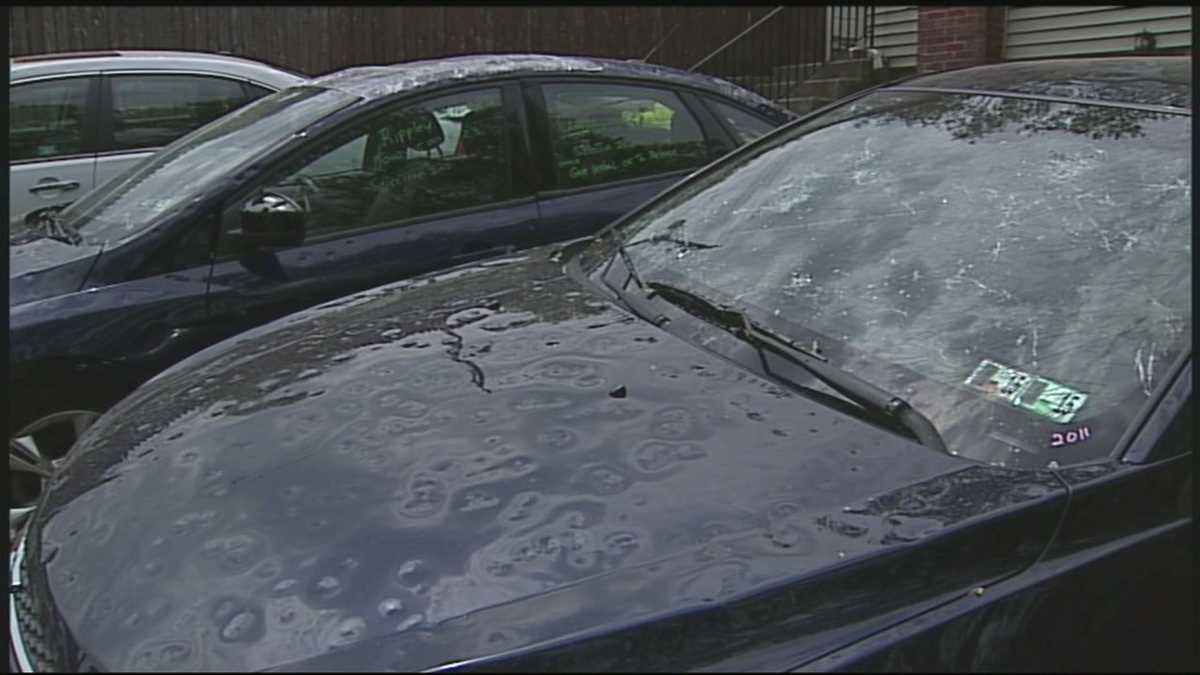 Body shops, insurance companies overwhelmed by haildamaged cars
