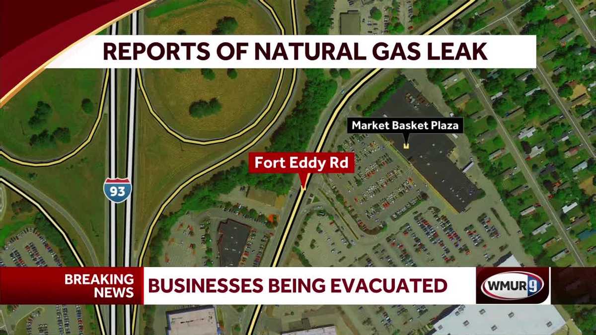 Natural gas leak reported in Concord