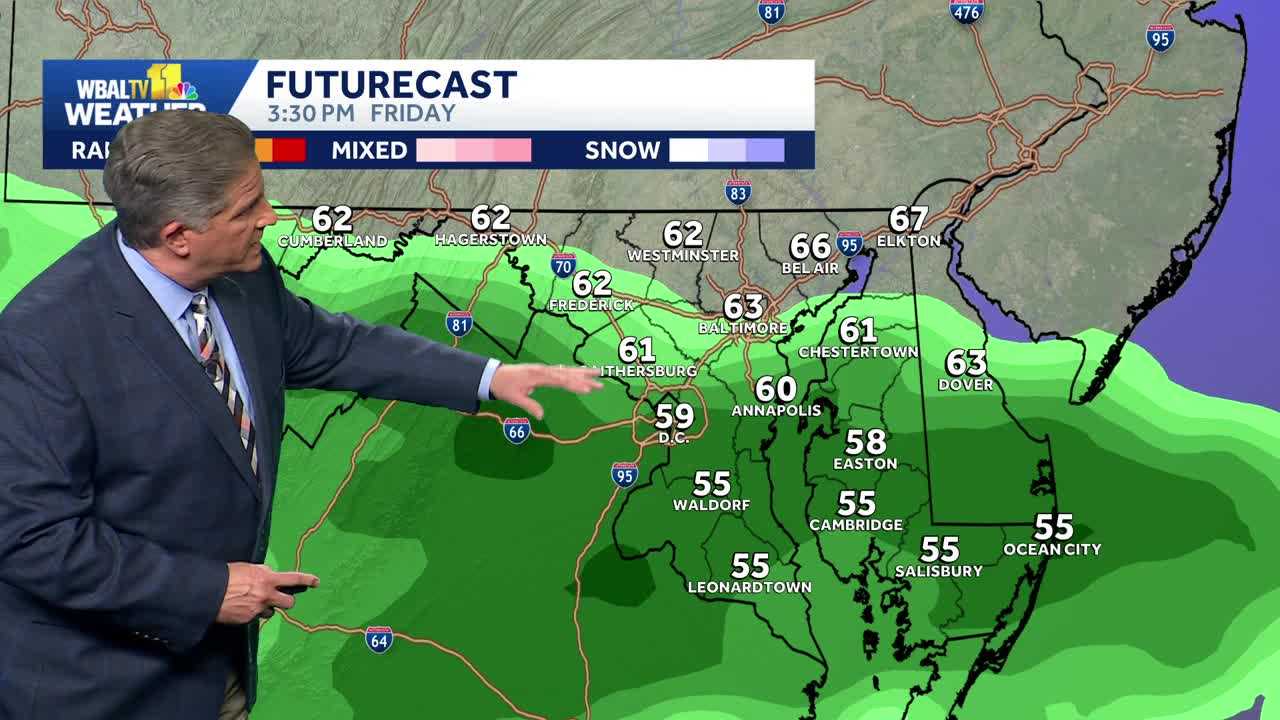 Storms will break the heat Wednesday