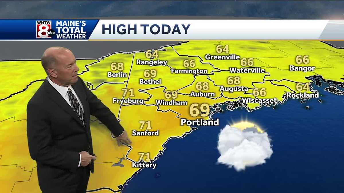 Warmer temperatures return to Maine beginning Wednesday