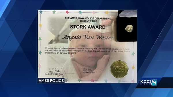 ames dispatcher honored for her efforts while on the job