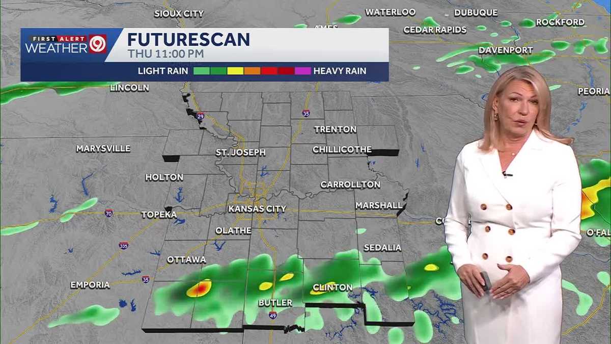 KANSAS CITY WEATHER: Cooler this morning before things warm up later