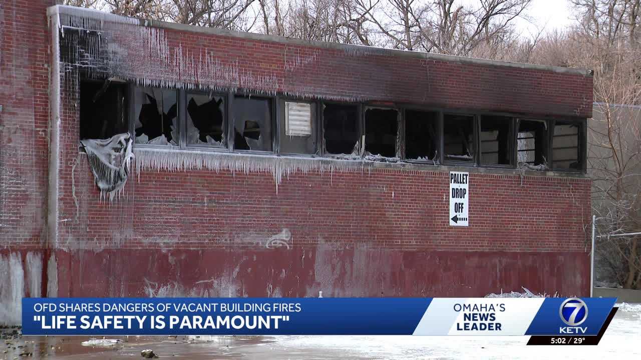 Omaha Fire Department speaks on dangers of vacant building fires