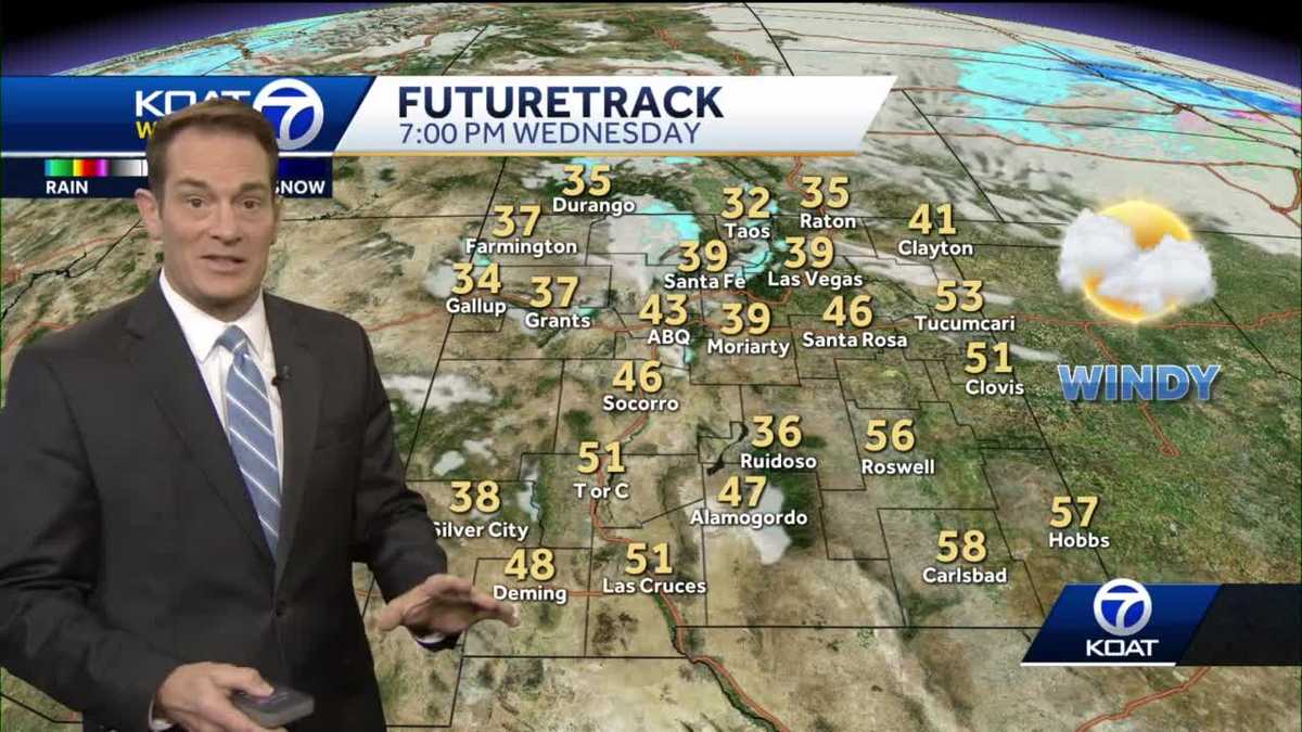 IMPACT DAY: Rain and snow likely throughout New Mexico today