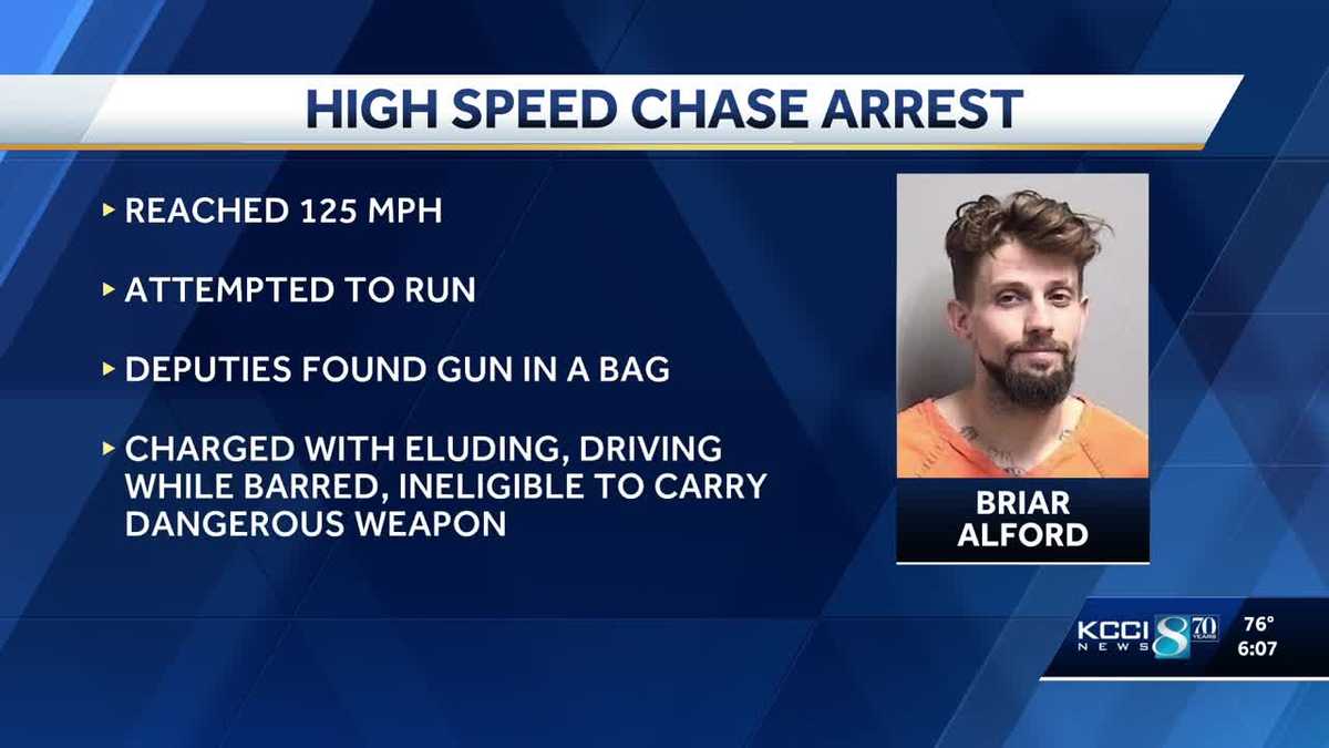 Madrid man arrested after late-night motorcycle chase