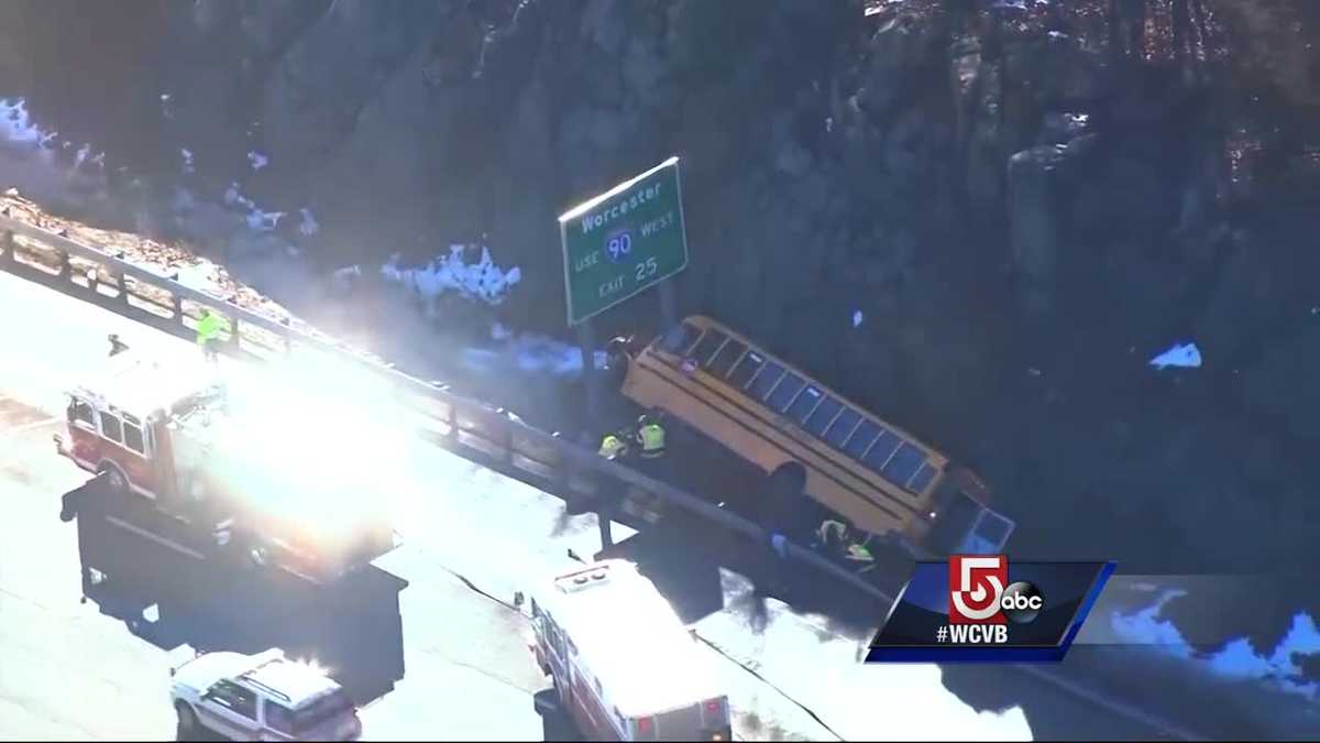 Students return to school after bus crash