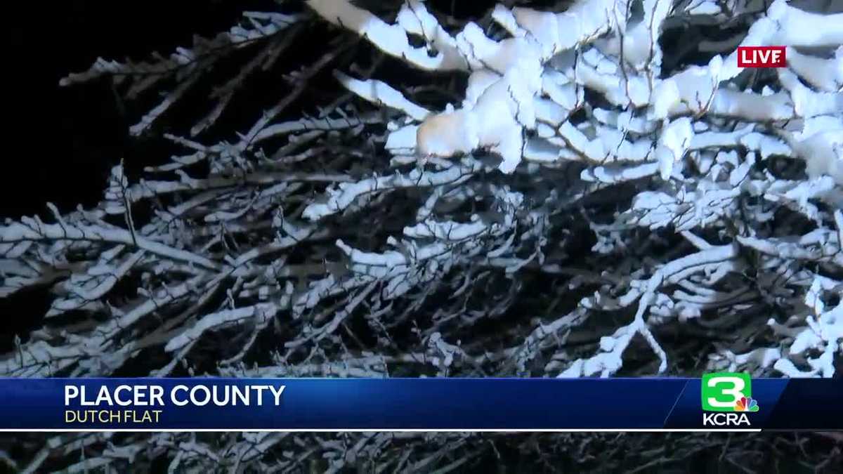 Snow Level Drops As Low As Colfax