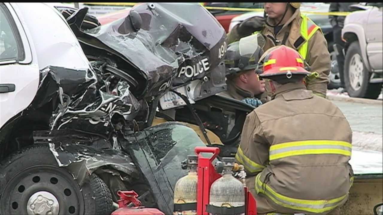 Police Officer Injured In Crash