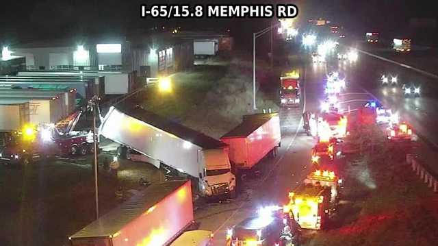 1 person dead in I-65 crash involving 2 semi trucks in southern Indiana - Vimarsana News