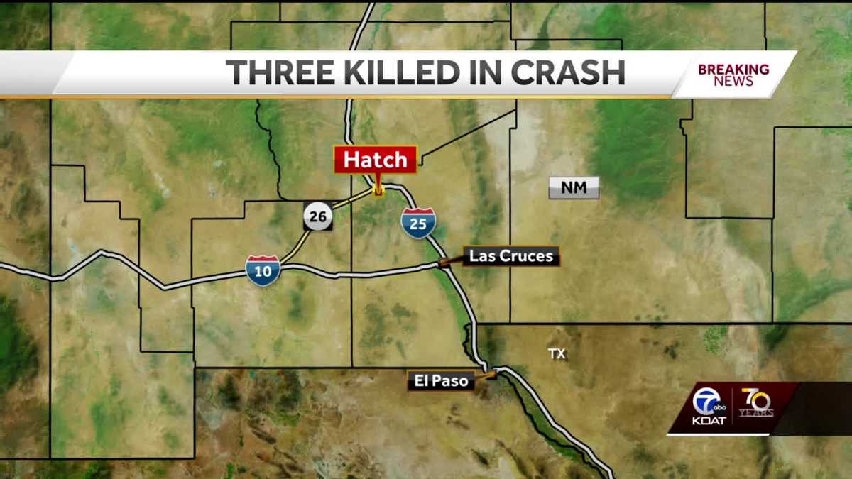 3 dead after crash in southern New Mexico