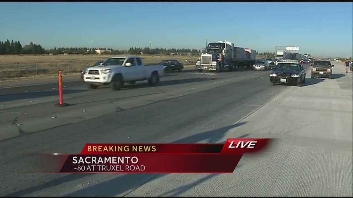 Pedestrian hit by vehicles on I-80 killed