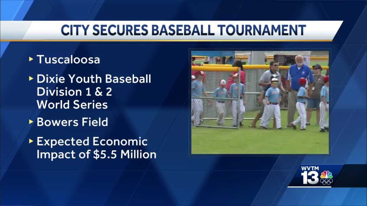 Tuscaloosa to host 2023 Dixie Youth Baseball World Series