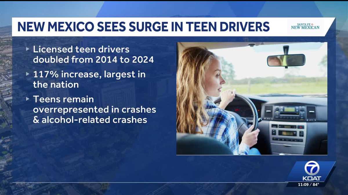 Record number of NM teen drivers fuels new safety concerns