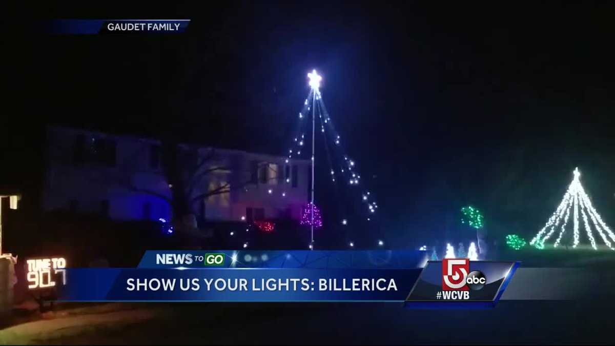 Show us Your Lights Billerica display set to music
