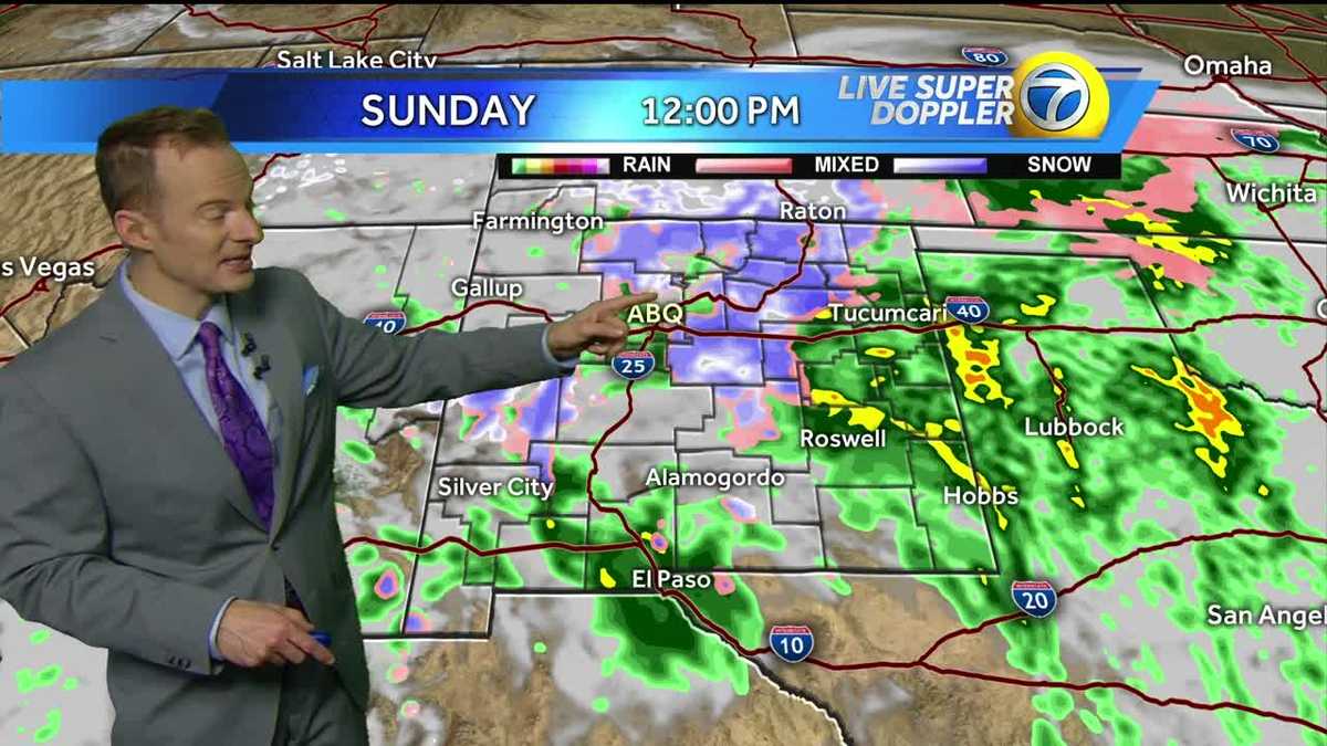 Byron Morton's Sunday morning forecast