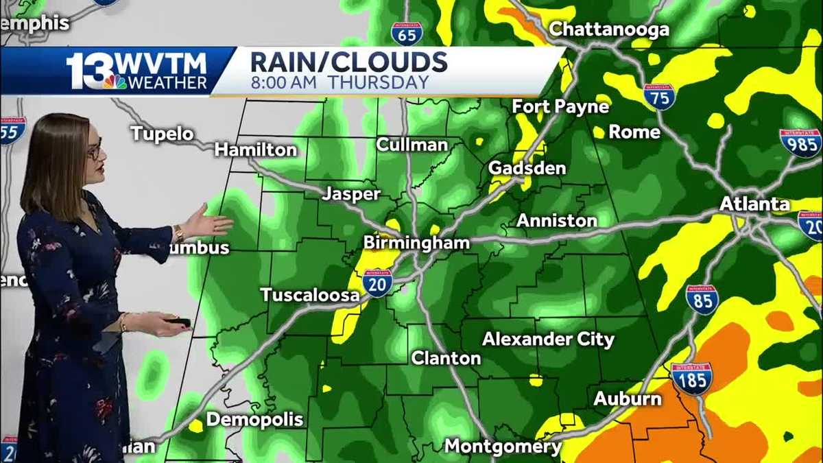Rainy end to the work week - WVTM