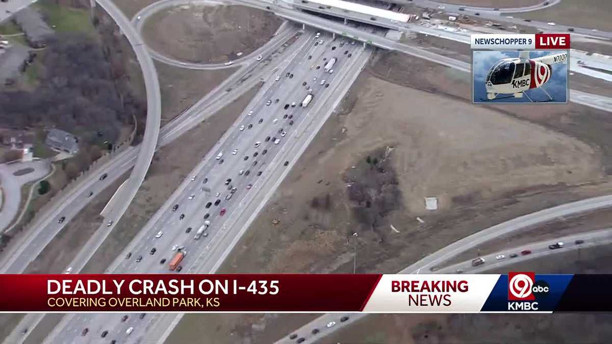 One dead in Overland Park crash on I-435 eastbound