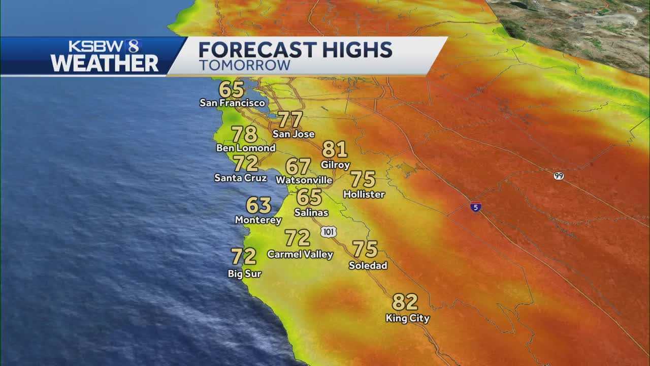 Weekend to be cool across the Central Coast