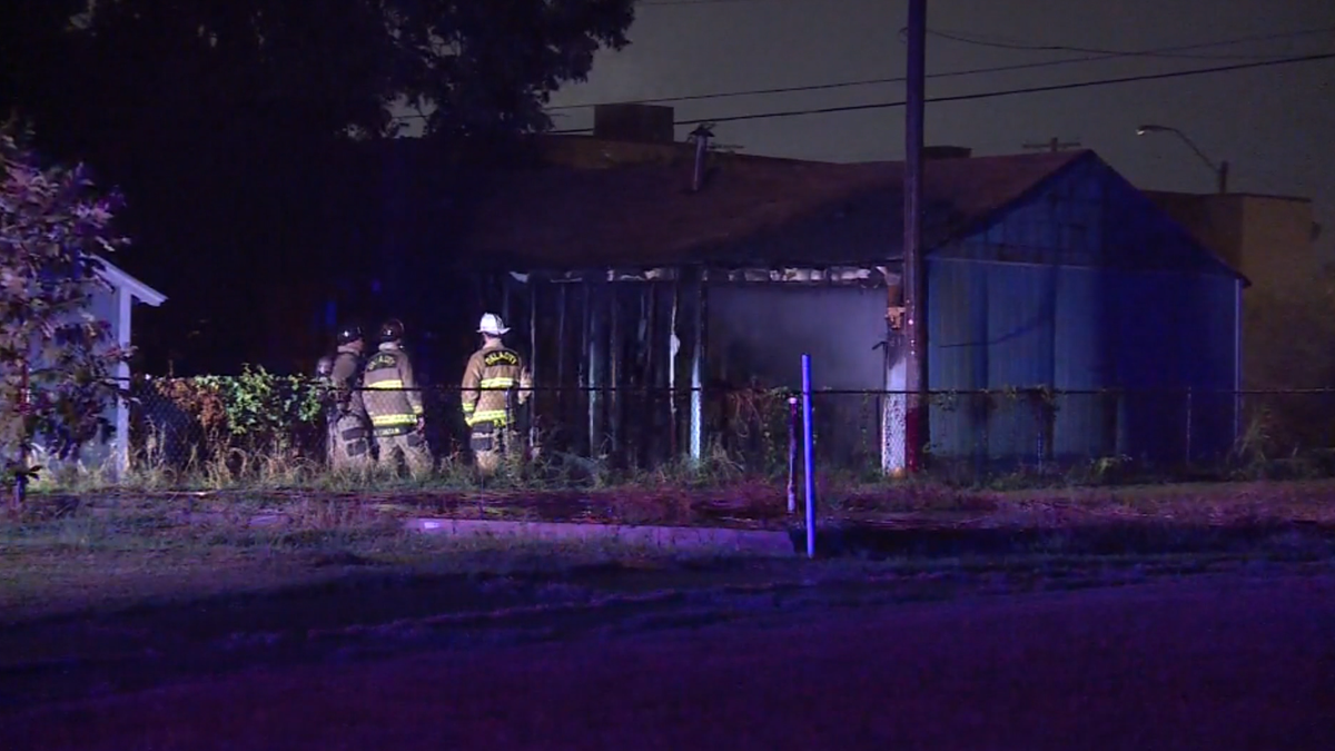 Crews put out flames that engulfed shed in southwest OKC